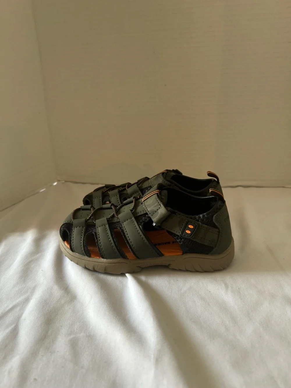 Eddie Bauer Kids Green Outdoor Sandals Size 10 Adjustable Sport Sandals